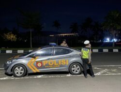 Dini Hari di Kediri: Polsek Kediri Intensifkan Patroli KRYD Blue Light Demi Keamanan Warga