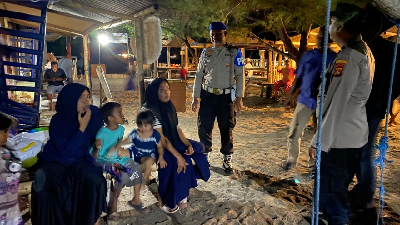 Cegah Kriminalitas, Polsek Lembar Laksanakan Patroli KRYD
