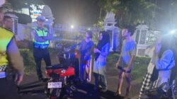 Cegah Balap Liar dan Curanmor, Satlantas Polres Lombok Barat Sisir Titik Keramaian Hingga Dini Hari
