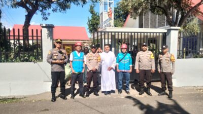 Berikan Rasa Aman, Polres Bima Kota Kawal Ibadah Kenaikan Isa Al-Masih Tahun 2026
