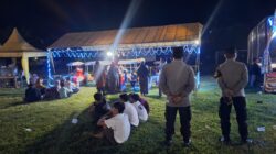 Pasar Malam UMKM Gerung Dijaga Ketat Polsek Gerung