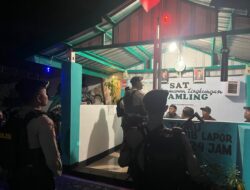 UNIT PATMOR SAT SAMAPTA POLRES DOMPU INTENSIFKAN PATROLI MALAM DI WILAYAH POTU DAN NOWA