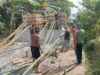 Pemasangan Bambu Jadi Tahap Krusial Jembatan Garuda
