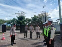 SAT BINMAS POLRES DOMPU BERIKAN PEMBINAAN DAN ARAHAN KEPADA SATPAM PT STM DI KECAMATAN HU’U