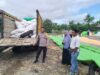 BHABINKAMTIBMAS DESA O’O POLSEK DOMPU PANTAU HASIL PANEN JAGUNG WARGA UNTUK DUKUNG PROGRAM KETAHANAN PANGAN
