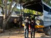 Satsamapta Polres Bima Kabupaten Bantu Mahasiswa IMM Antar Bibit Pohon