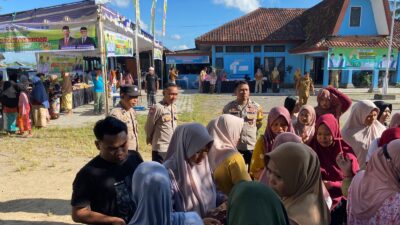 Polsek Praya Barat Daya Laksanakan Pengamanan Gerakan Pangan Murah di Prabarda