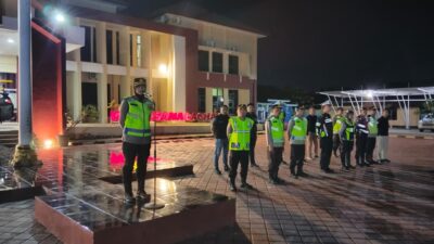 Ciptakan Situasi Kondusif, Polres Sumbawa Gelar Apel KRYD dan Patroli Skala Besar