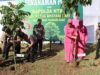 Kunker di Mako Polres Bima Kota, Kapolda NTB Tanam Pohon Wujud Jaga Kelestarian Alam