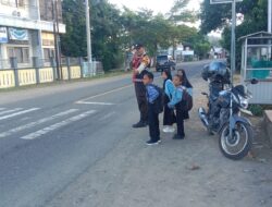 Wujudkan Keamanan dan Keselamatan Pelajar, Jajaran Polres Sumbawa Barat Intensifkan Kegiatan Rawan Pagi