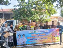 Sat Binmas Polres Bima Kota Hadiri Operasi Pasar dan Gerakan Pangan Murah, Dukung Stabilitas Harga Pangan
