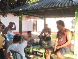 BHABINKAMTIBMAS DESA KEMPO AJAK WARGA AKTIFKAN POSKAMLING, PERKUAT KEAMANAN LINGKUNGAN
