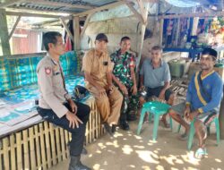 BHABINKAMTIBMAS DESA KAREKE AJAK WARGA AKTIFKAN SATKAMLING DAN DUKUNG KETAHANAN PANGAN NASIONAL