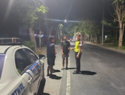 Patroli Malam di Bypass BIL 2 Lombok Barat Antisipasi Balap Liar