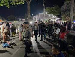 Patroli Rinjani Presisi Polres Bima Kota Sambangi Titik Keramaian, Sampaikan Pesan Kamtibmas
