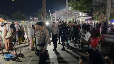 Patroli Rinjani Presisi Polres Bima Kota Sambangi Titik Keramaian, Sampaikan Pesan Kamtibmas