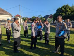 Kapolres Sumbawa Barat Pimpin Apel Pagi, Tekankan Disiplin dan Profesionalisme Anggota
