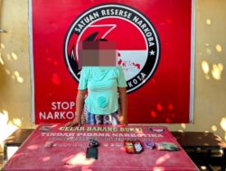 Residivis Narkoba Kembali Ditangkap, Satresnarkoba Polres Bima Kota Sita 5,11 Gram Sabu