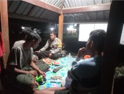 Bhabinkamtibmas Desa Dasan Anyar Dorong Warga Aktifkan Siskamling Demi Jaga Kamtibmas