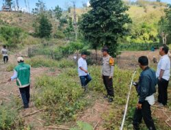 Dukung Ketahanan Pangan, Bhabinkamtibmas Nitu Kawal Rencana Pembangunan Embung