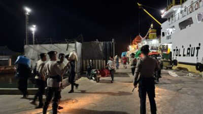 Patroli Blue Light Sat Samapta Polres Bima Kota Intensifkan Himbauan Kamtibmas di Malam Hari