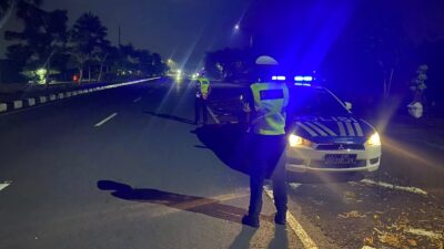 Aksi Satlantas Polres Lombok Barat Patroli Bypass BIL 2