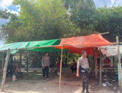 Respons Cepat Laporan Warga, Unit Patmor Sat Samapta Polres Bima Kota Bubarkan Sabung Ayam di Lewi Jambu