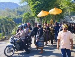 Polsek Taliwang Kawal dan Amankan Tradisi Nyongkolan Adat Sasak, Kegiatan Berlangsung Aman dan Tertib