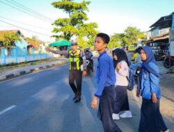 SAT LANTAS POLRES DOMPU LAKSANAKAN RAWAN PAGI, WUJUDKAN KAMSELTIBCAR LANTAS DAN BERIKAN RASA AMAN KEPADA MASYARAKAT