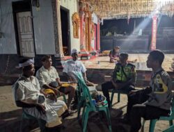 Patroli Dialogis Polsek Poto Tano, Warga Diajak Jaga Kamtibmas dan Waspada Kejahatan 3C