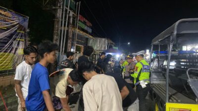 PATROLI DIALOGIS MALAM HARI, POLRES DOMPU AJAK REMAJA HINDARI PERGAULAN BEBAS DAN AKTIVITAS YANG BERPOTENSI MENGGANGGU KAMTIBMAS