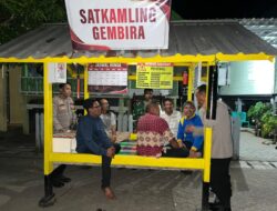 Sat Binmas Polres Sumbawa Barat Laksanakan Penilaian Lomba Poskamling dalam Rangka HUT Bhayangkara ke-80