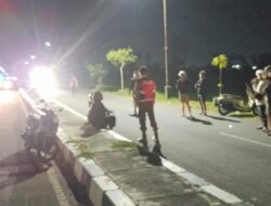 Polres Lombok Barat Bubarkan Balap Liar di Jalur Bypass BIL II
