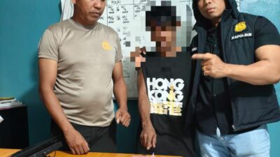 POLSEK HU’U AMANKAN TERDUGA PELAKU PENCURIAN KOTAK AMAL DI KAWASAN WISATA LAKEY