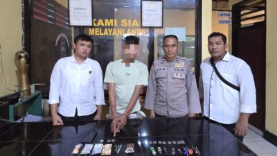 Sempat Kabur Hendak Diamankan, Terduga Pelaku Pengedar Narkoba Jenis Shabu Asal Desa Tumpu Diringkus Polsek Bolo