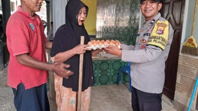 Polsek Sekotong Salurkan Paket Nutrisi Mantap untuk Lansia di Lombok Barat