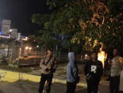 Patroli Blue Light Polsek Rasanae Barat Intensif Cegah Gangguan Kamtibmas pada Malam Hari