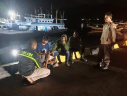 Patroli Blue Light Polsek Langgudu Intensifkan Cipta Kondisi, Antisipasi Gangguan Kamtibmas di Sejumlah Desa