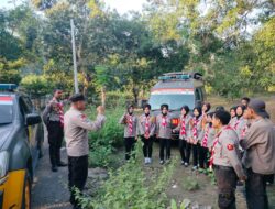 Sat Binmas Polres Bima Kota Hadiri Pembukaan Perkemahan Pelantikan Anggota Baru Saka Bhayangkara