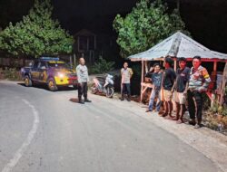 Patroli Blue Light Polsek Langgudu Sasar Titik Rawan, Ciptakan Situasi Kamtibmas yang Aman dan Kondusif