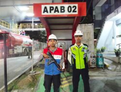 Sat Samapta Polres Bima Kota Perkuat Pengamanan Objek Vital Nasional di PT Pertamina Patra Niaga Integrated Terminal Bima