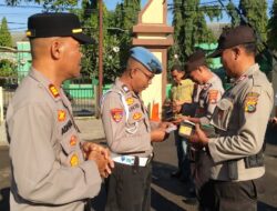 Propam Polsek Rasanae Barat Gelar Gaktibplin, Enam Personel Diberi Teguran