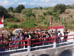 Empat Tahun Terputus, Jembatan Merah Putih Akhirnya Berdiri Kokoh