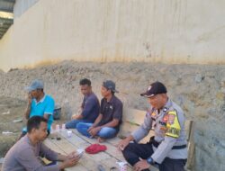 Bhabinkamtibmas Polres Bima Kota Sambangi Warga Sambinae, Sampaikan Pesan Kamtibmas