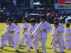 Karate Dojo Ditpolairud Polda NTB Meriahkan Perayaan HUT Polri Ke-80