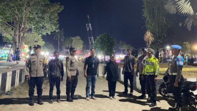 Patroli Strong Point Malam Minggu, Polres Bima Kota Gencarkan Cooling System dan Himbauan Kamtibmas