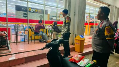 Antisipasi Gangguan Kamtibmas, Polsek Alas Intensifkan Patroli Blue Light di Malam Hari
