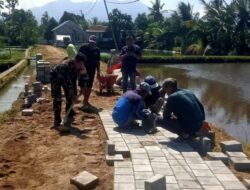 Sinergi Babinsa dan Warga Dukung Infrastruktur Pertanian di Lingsar