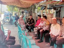 Polsek Asakota Polres Bima Kota Sambang Duka, Wujud Empati atas Meninggalnya Warga Binaan