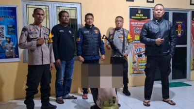 Gerak Cepat Polsek Rasanae Timur Evakuasi Terduga Pelaku Pencurian Tabung Gas LPG dari Amukan Warga